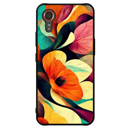 Absztrakt színes virágok Art Samsung Galaxy Xcover 7 tok