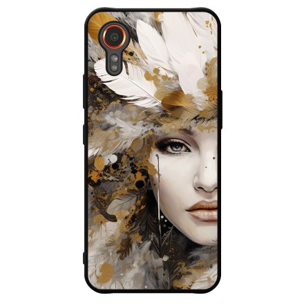 Szépséges aranyló nő Art Samsung Galaxy Xcover 7 tok
