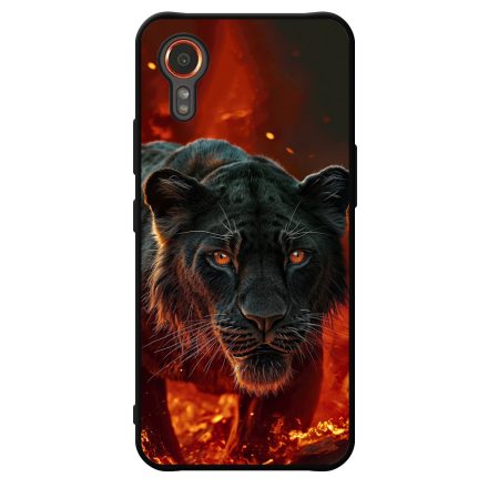 Fekete oroszlán Samsung Galaxy Xcover 7 tok