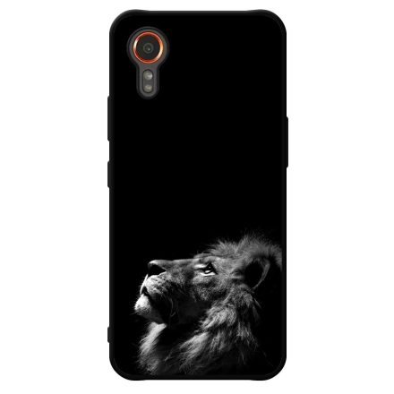 Fekete-fehér oroszlán Samsung Galaxy Xcover 7 tok