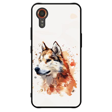 Barna Alaszkai Malamut Samsung Galaxy Xcover 7 tok
