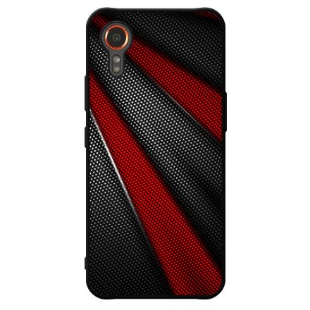 Carbon piros sávokkal Samsung Galaxy Xcover 7 tok