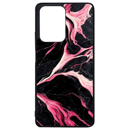 Gyönyörű fekete-pink márvány mintás Xiaomi 11T/11T Pro tok