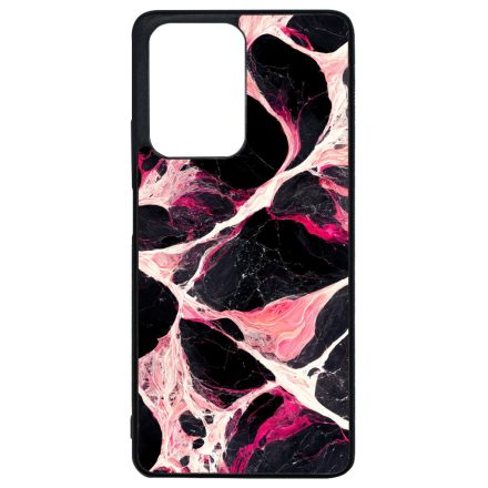 Különleges fekete-fehér és pink márvány mintás Xiaomi 11T/11T Pro tok