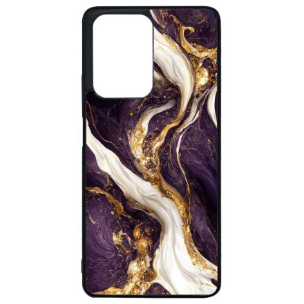 Szépséges lila-fehér és arany márvány mintás  Xiaomi 11T/11T Pro tok