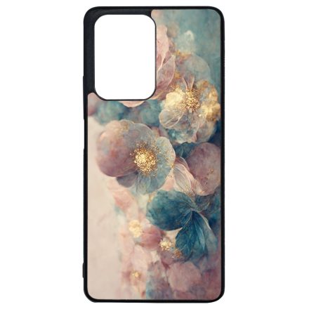 Pasztel rózsaszín és kék virágos Art Xiaomi 11T/11T Pro tok