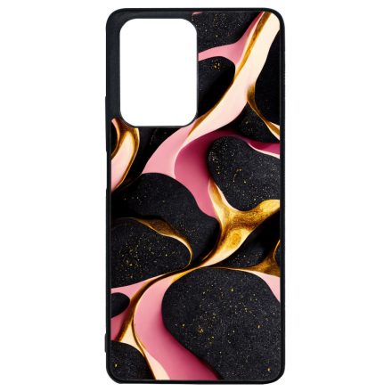 Fekete-Lila és arany mintás Art Xiaomi 11T/11T Pro tok