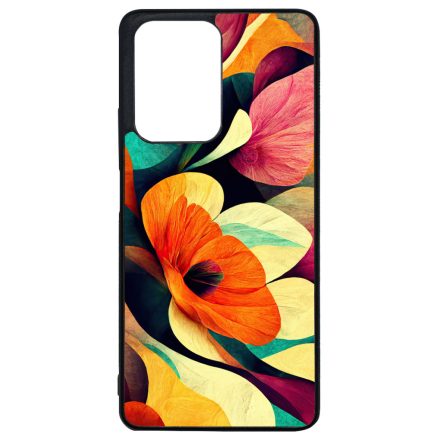Absztrakt színes virágok Art Xiaomi 11T/11T Pro tok