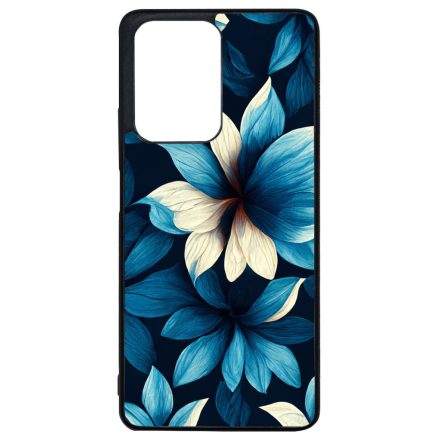 Szépséges kék virágos Art Xiaomi 11T/11T Pro tok