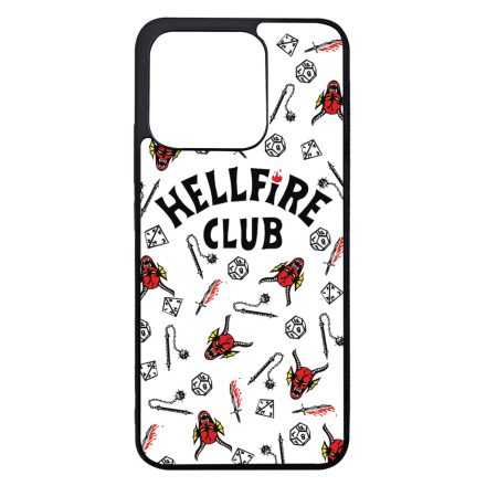 Hellfire Club - Fehér Mintás - Stranger Things Xiaomi Mi 13 tok