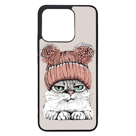 Cuki sapkás cica Xiaomi Mi 13 tok