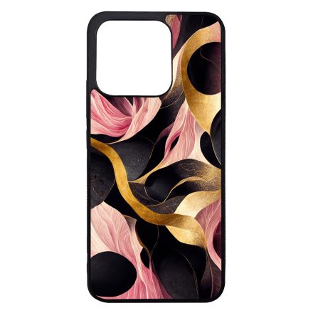 Aranyló fekete-pink márvány mintás Xiaomi Mi 13 tok