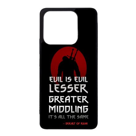 Evil is evil the Witcher Vaják Netflix Xiaomi szilikon tok