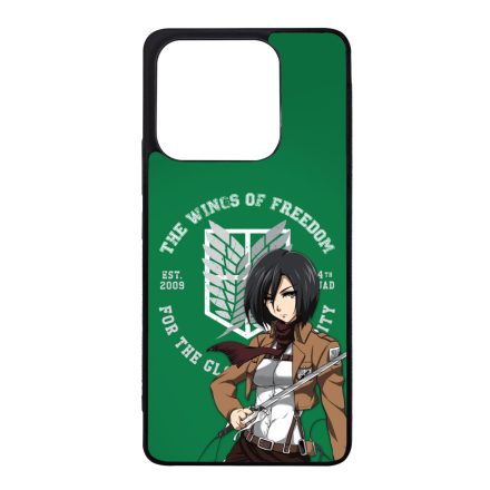 Mikasa ackerman Attack on titan AOT Xiaomi szilikon tok