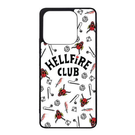 Hellfire Club - Fehér Mintás - Stranger Things Xiaomi szilikon tok