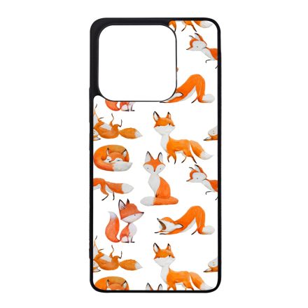 Rajzolt Róka mintás Xiaomi szilikon tok
