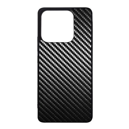 Ezüst karbon fiber mintás Xiaomi szilikon tok