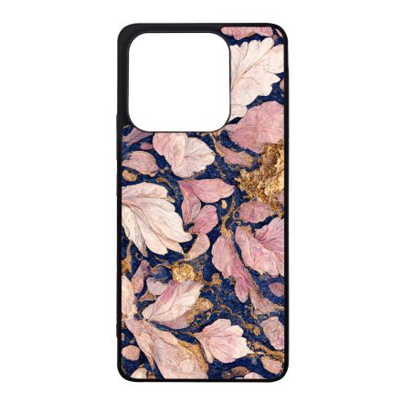 Gyönyörű rózsaszín aranyos virág Art Xiaomi szilikon tok