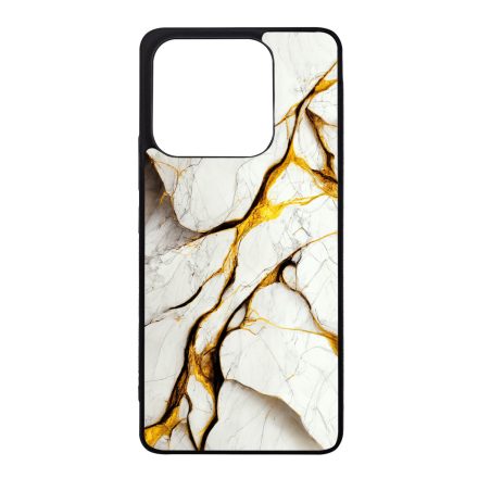 Luxury fehér és arany márvány mintás Xiaomi szilikon tok