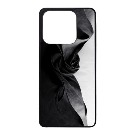 Szatén hatású fekete-fehér Art Xiaomi szilikon tok