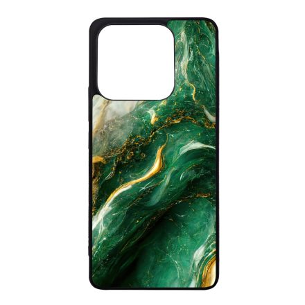 Smaragd zöld és arany márvány mintás  Xiaomi szilikon tok