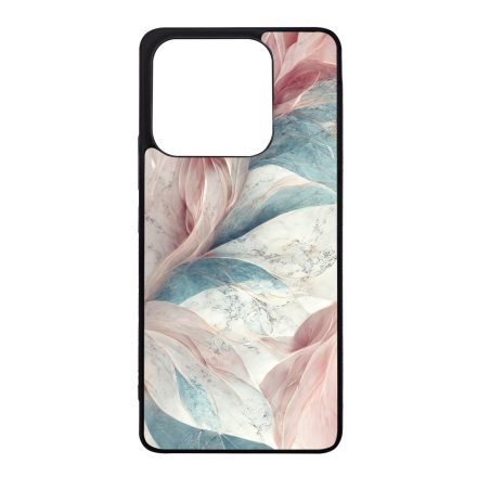 Lágy pasztel rózsaszín és zöld Art Xiaomi szilikon tok
