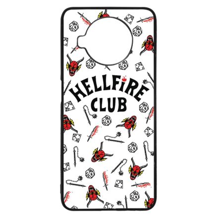 Hellfire Club - Fehér Mintás - Stranger Things Xiaomi Mi 10T Lite tok