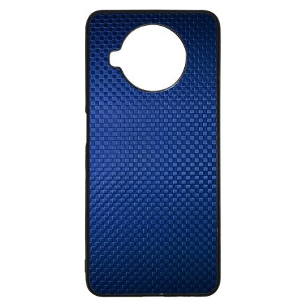Gyönyörű kék karbon fiber mintás Xiaomi Mi 10T Lite tok