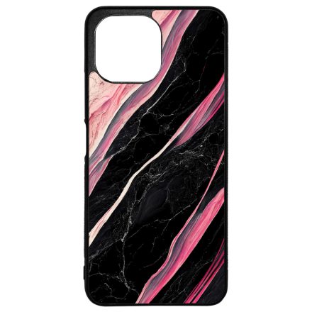Luxury fekete-pink márvány mintás Xiaomi Mi 11 Lite tok