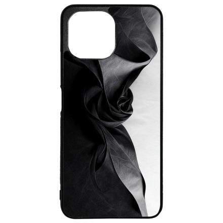 Szatén hatású fekete-fehér Art Xiaomi Mi 11 Lite tok