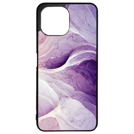 Absztrakt lila márvány mintás Xiaomi Mi 11 Lite tok