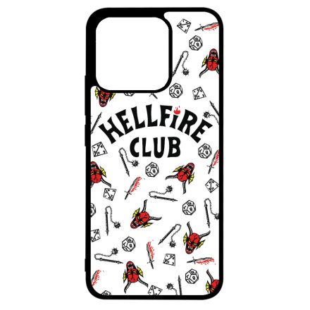 Hellfire Club - Fehér Mintás - Stranger Things Xiaomi Mi 13T / 13T Pro tok