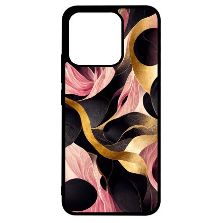 Aranyló fekete-pink márvány mintás Xiaomi Mi 13T / 13T Pro tok