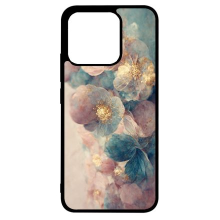 Pasztel rózsaszín és kék virágos Art Xiaomi Mi 13T / 13T Pro tok