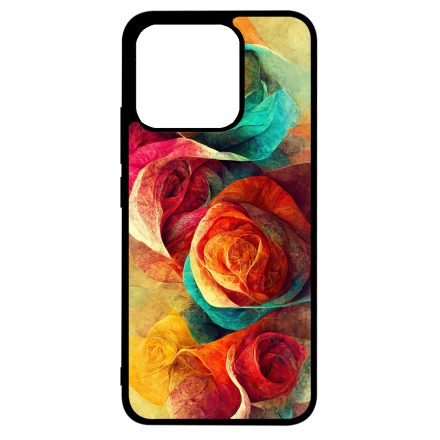 Absztrakt színes rózsák Art Xiaomi Mi 13T / 13T Pro tok