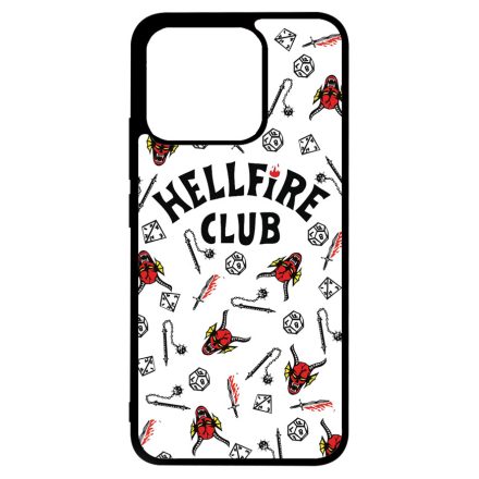 Hellfire Club - Fehér Mintás - Stranger Things Xiaomi Mi 14T tok