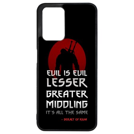 Evil is evil the Witcher Vaják Netflix Xiaomi Redmi 10 / Redmi 10 (2022) tok