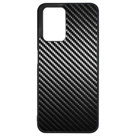 Ezüst karbon fiber mintás Xiaomi Redmi 10 / Redmi 10 (2022) tok