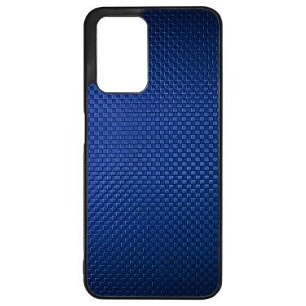 Gyönyörű kék karbon fiber mintás Xiaomi Redmi 10 / Redmi 10 (2022) tok