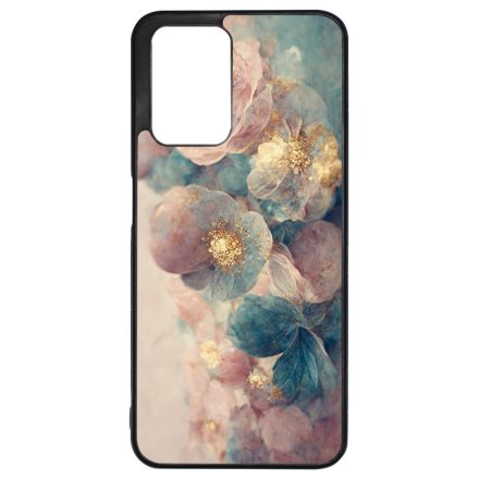 Pasztel rózsaszín és kék virágos Art Xiaomi Redmi 10 / Redmi 10 (2022) tok