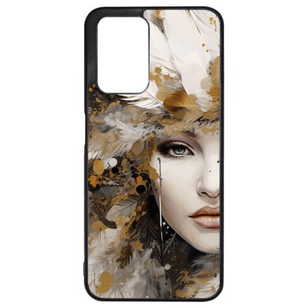 Szépséges aranyló nő Art Xiaomi Redmi 10 / Redmi 10 (2022) tok