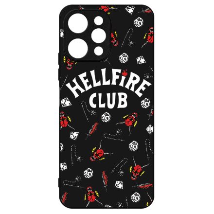 Hellfire Club - Fekete mintás - Stranger Things Xiaomi Redmi 12 4G tok
