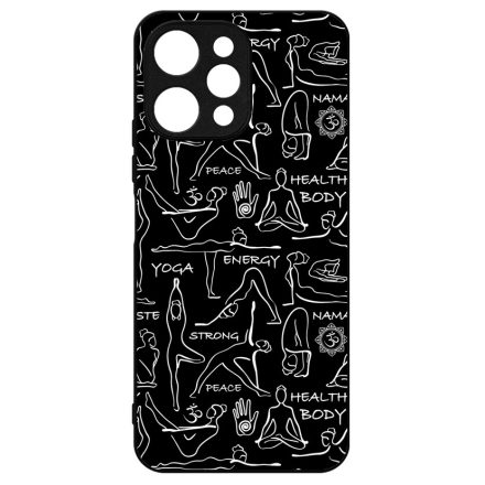 Black Line Art Joga Xiaomi Redmi 12 4G tok