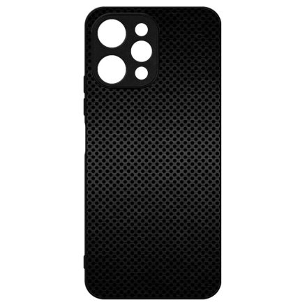 Speaker fekete metál mintás Xiaomi Redmi 12 4G tok
