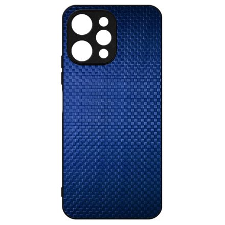 Gyönyörű kék karbon fiber mintás Xiaomi Redmi 12 4G tok