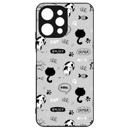 Mrrr Cuki Cica mintás Xiaomi Redmi 12 4G tok