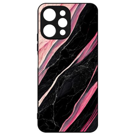 Luxury fekete-pink márvány mintás Xiaomi Redmi 12 4G tok