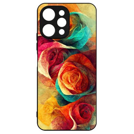 Absztrakt színes rózsák Art Xiaomi Redmi 12 4G tok