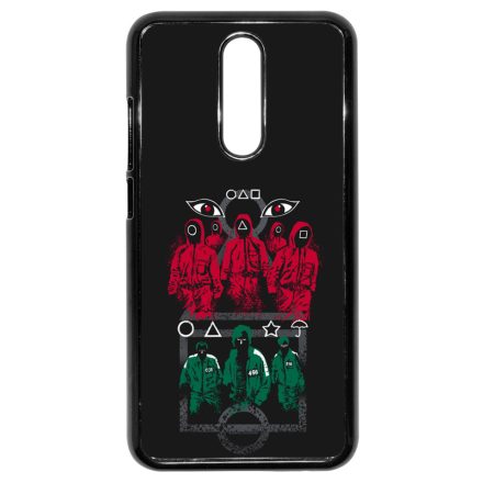 Squid Game fegyorok es a jatekosok Xiaomi Redmi 8 tok