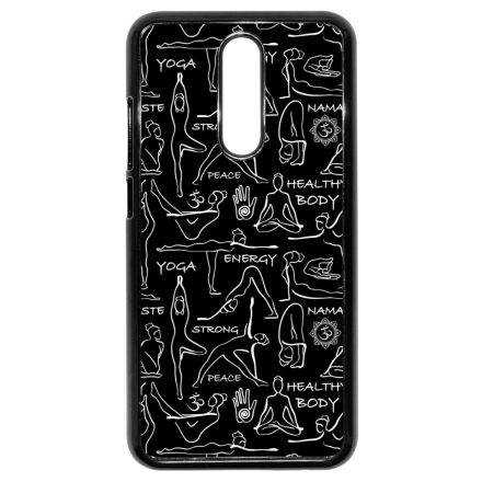 Black Line Art Joga Xiaomi Redmi 8 tok